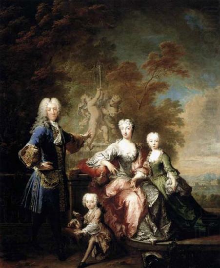 Thomas Robertson Count Ferdinand Adolf von Plettenberg and his Family